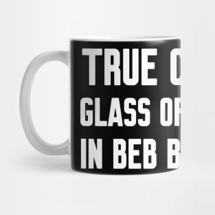 True Crime Glass Of Wine In Bed By Nine Mug